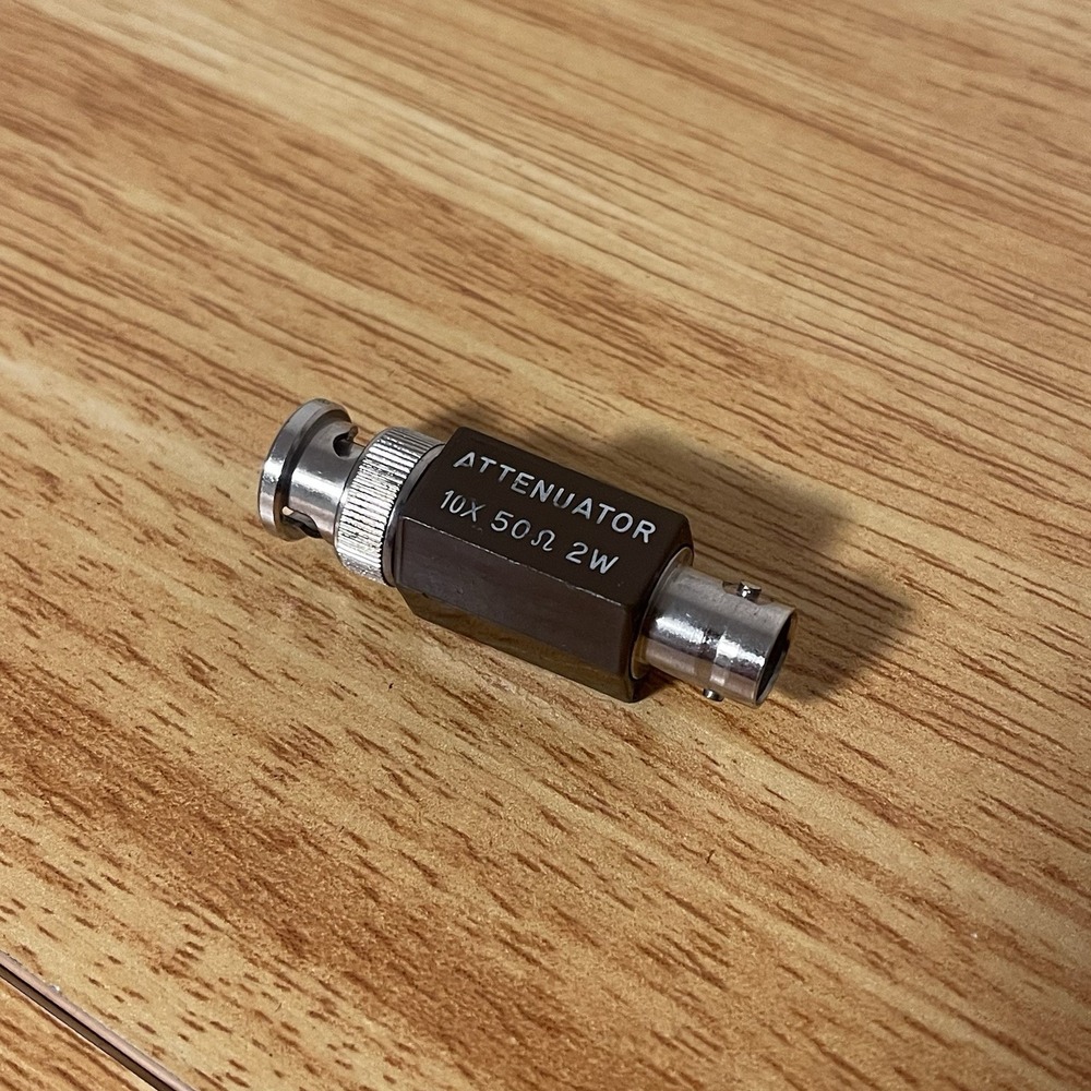 Tektronix 011-0059-02 10X 50 Ohm 2W BNC Attenuator Male to Female